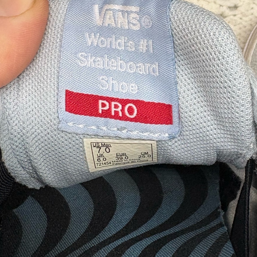 Vans Old Skool Kyle Walker Pro Baby Blue Suede Sneakers Men’s 7 / Women’s 8.5 - Picture 8 of 11